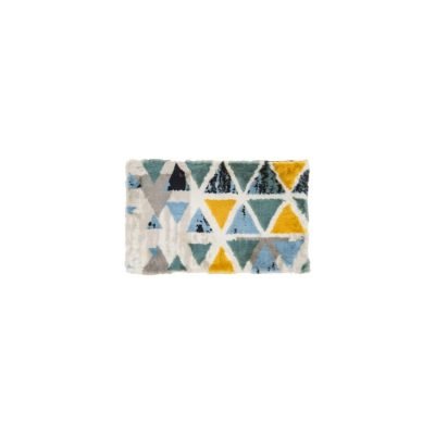 TAPPETO GEOMETRICO ECOPELLICCIA 50*80CM