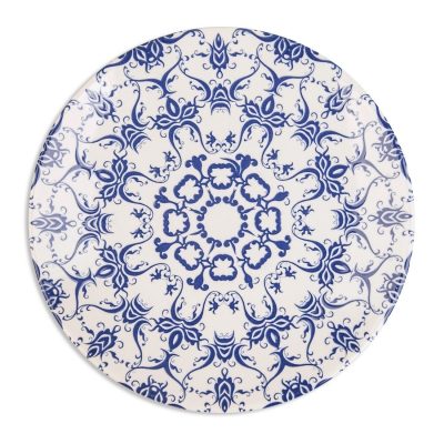 PIATTO FRUTTA MAIOLICA D.19,9CM
