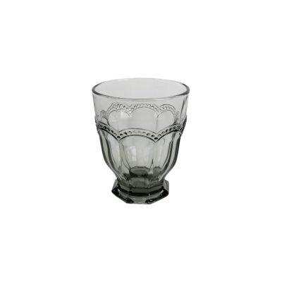 BICCHIERE FERRARA GREY 8,5*8,5*10CM