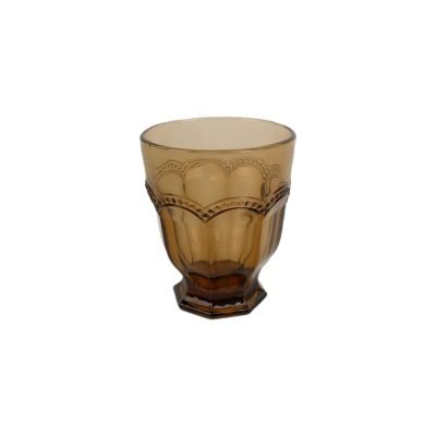 BICCHIERE FERRARA AMBER 8,5*8,5*10CM